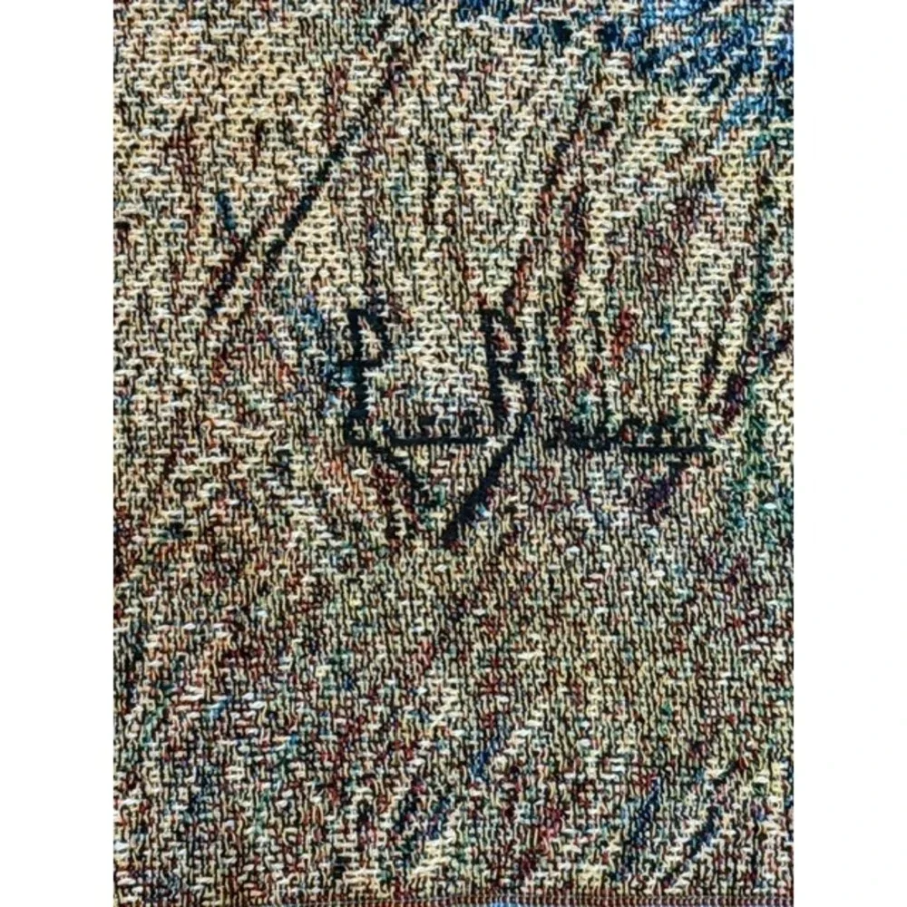 Pure Country Weavers Giraffe Family Woven Cotton Throw Blanket Made in USA 69x53